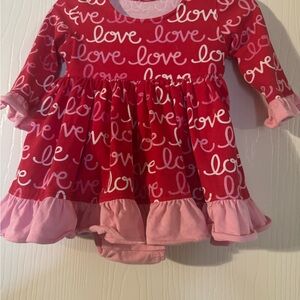 Eleanor Rose “LOVE” Twirl Dress